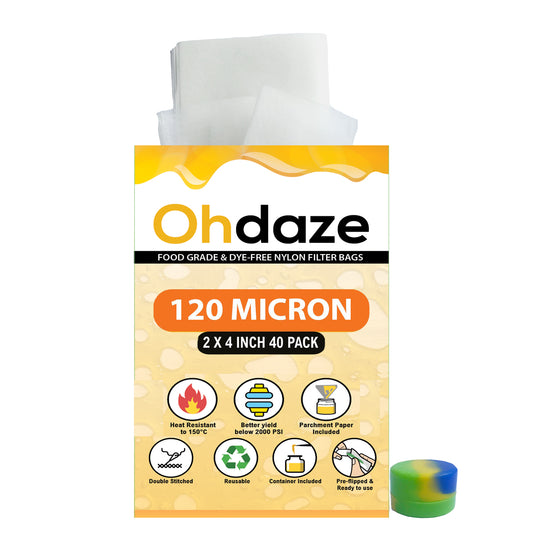 120 Micron Rosin Press Bags