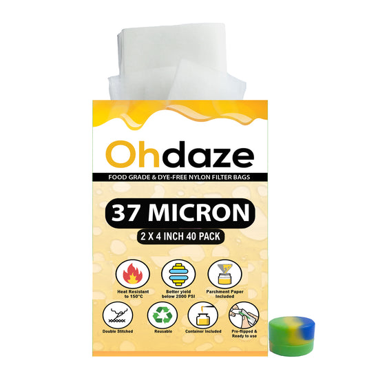 37 Micron Rosin press bags