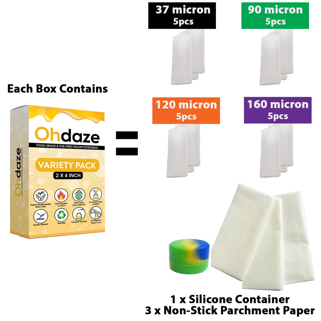 Which micron should I use for rosin pressing