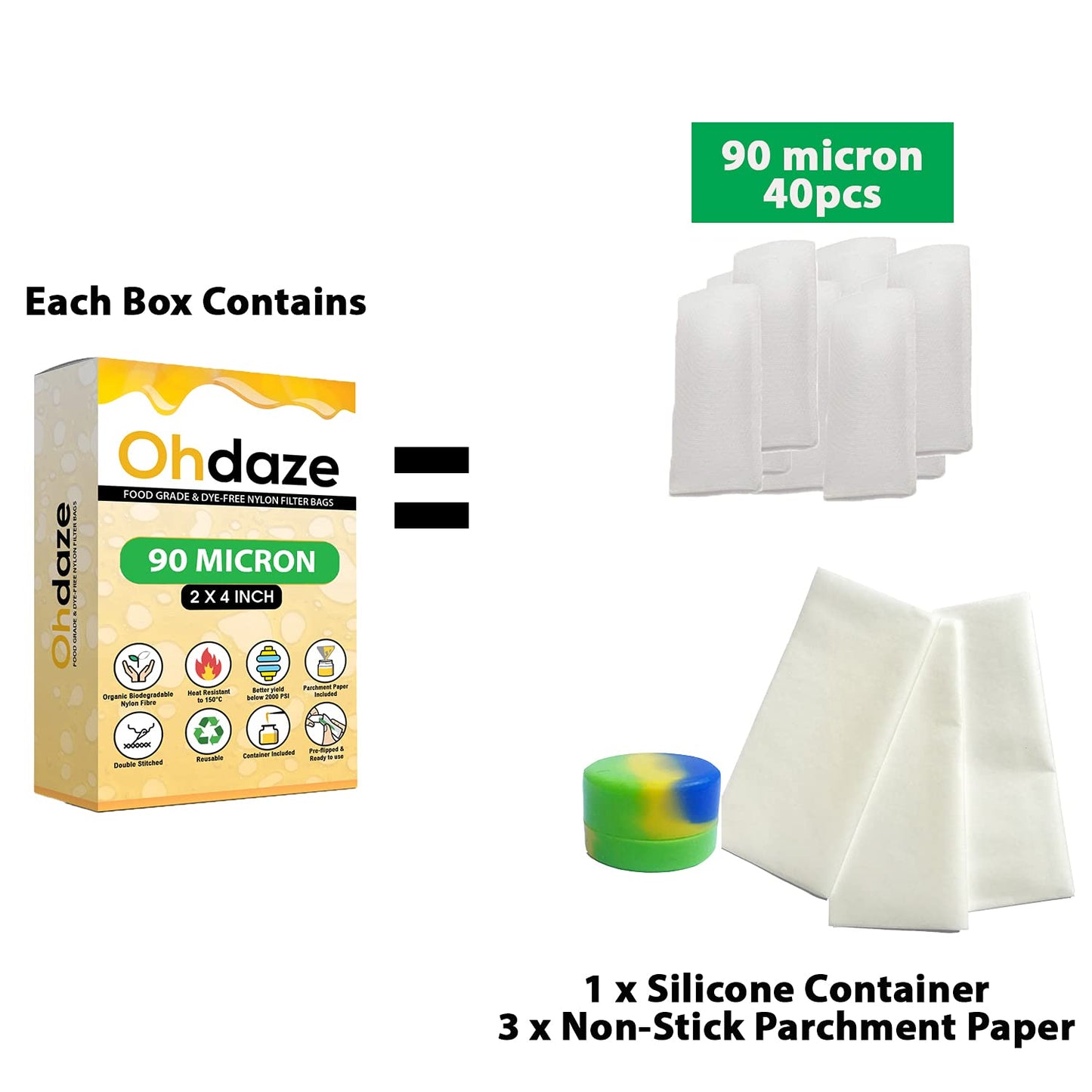 160 micron rosin bags