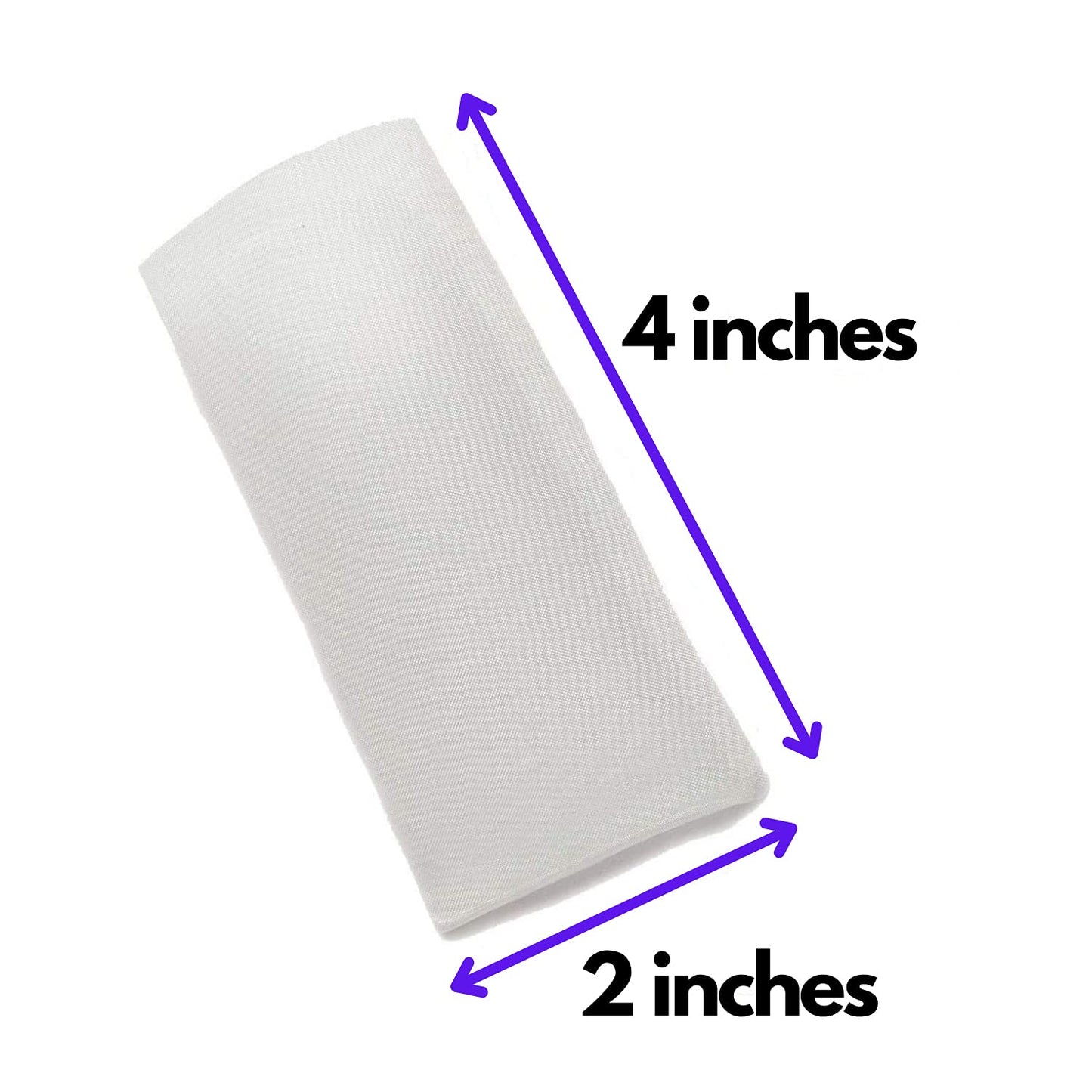 2x4 inch 160 micron rosin nylon filter bags